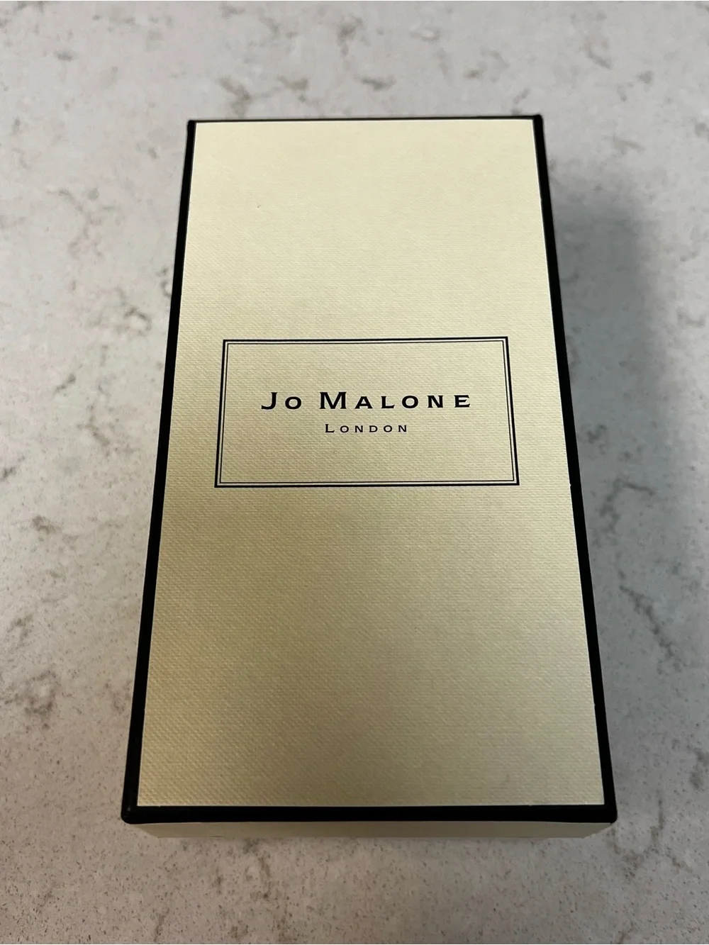 Jo Malone Pale Yellow and Black Box